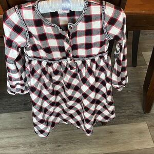 Hanna Andersson Red and Black Plaid Dress